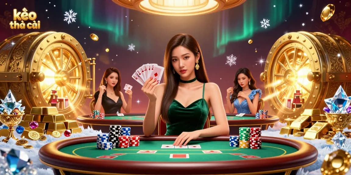 Place your bets with kèo nhà cái while enjoying the luxury of live poker.