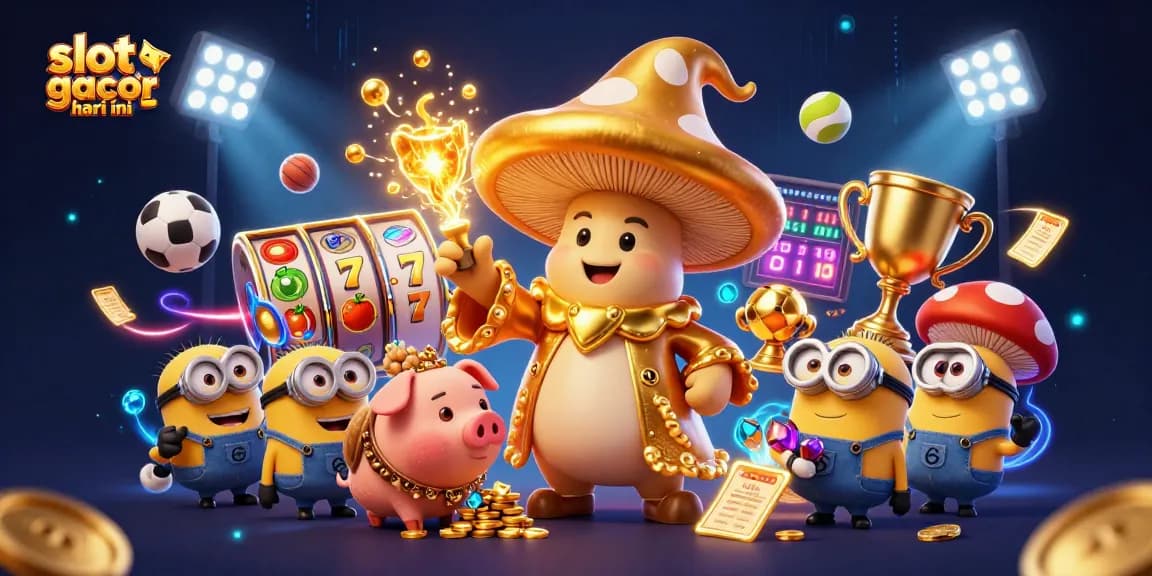 Experience slot gacor hari ini with magical characters and vibrant illustrations enhancing your gaming adventure.