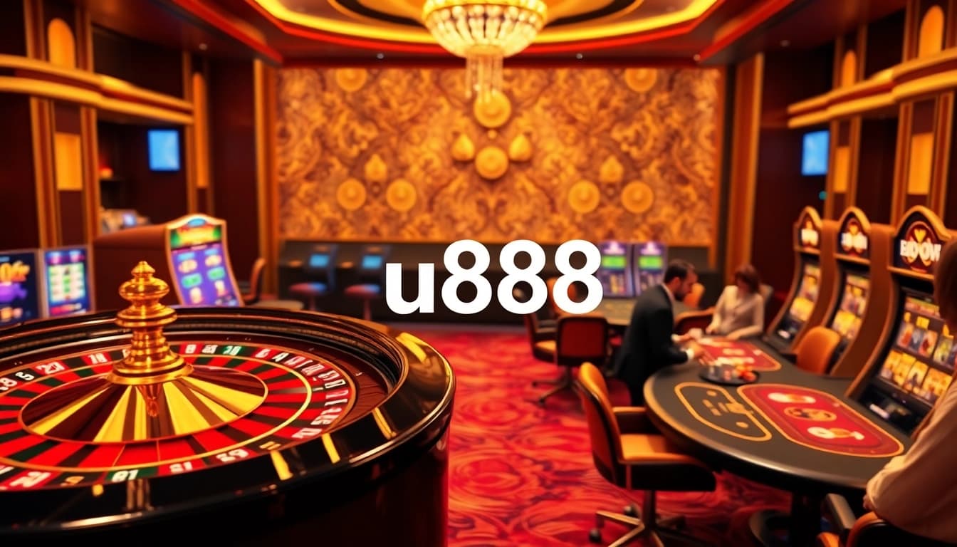 Experience the excitement of online gambling at u888 with vibrant casino games and thrilling interfaces.