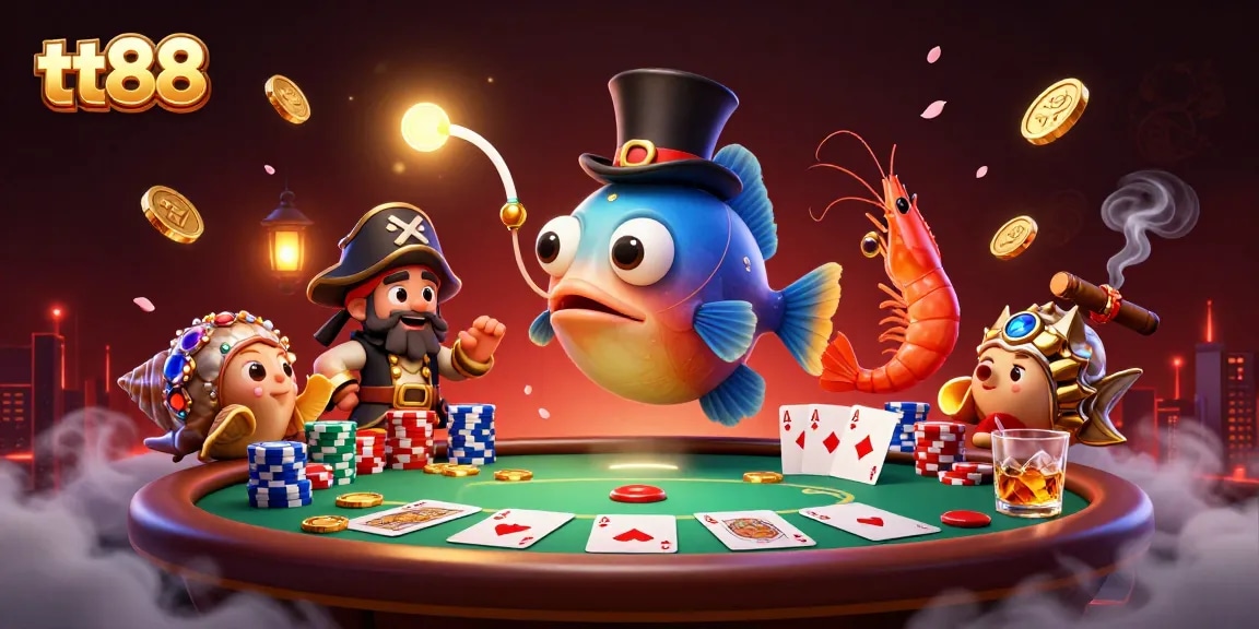 Engage in thrilling tt88 casino adventures featuring vibrant characters and dynamic poker elements.