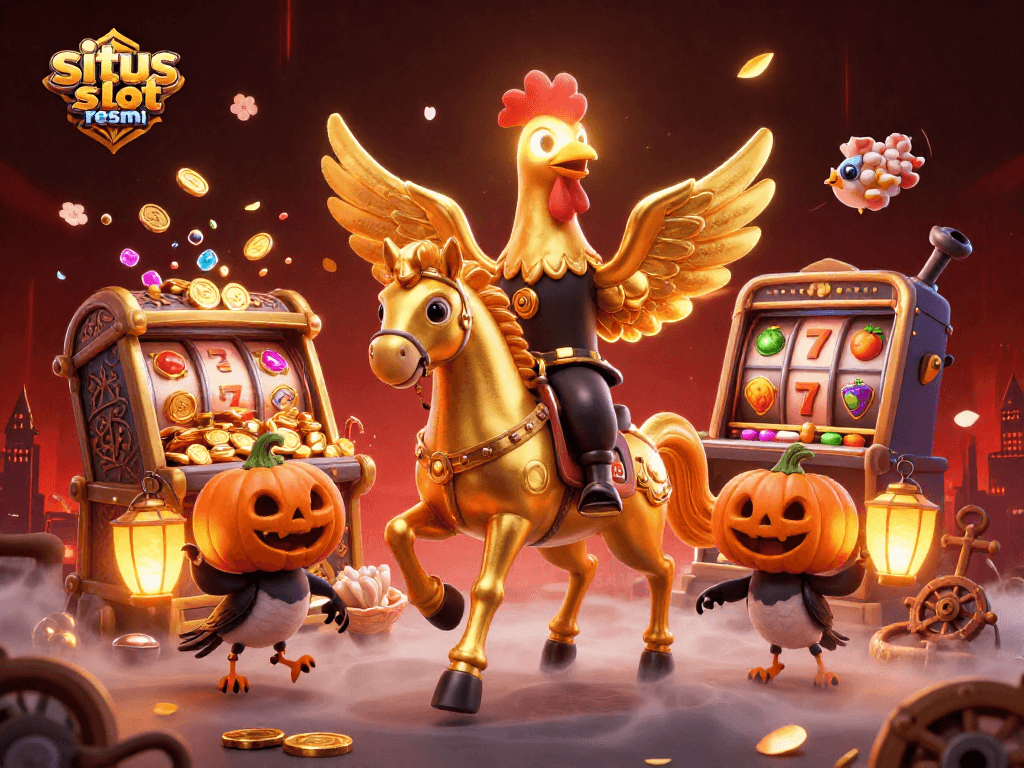 Experience exhilarating gameplay at situs slot resmi with exciting slot reels and vibrant casino elements.