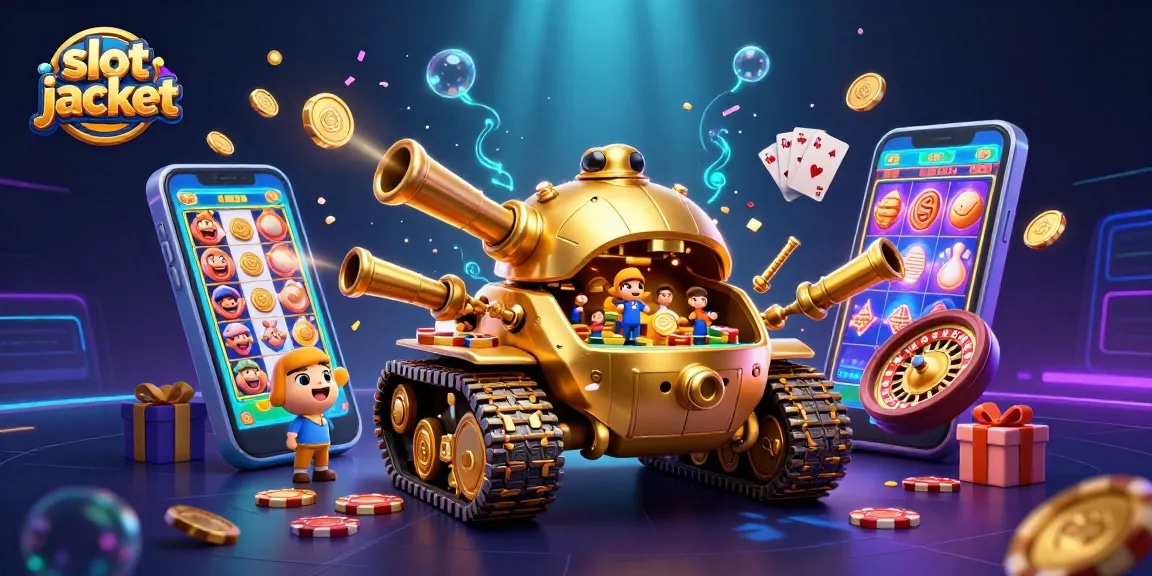 Experience the thrill of the slot jackpot with vibrant casino elements and immersive 3D visuals.
