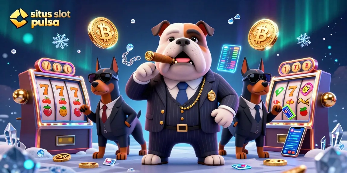 Berinteraksi dengan karakter situs slot pulsa di tengah permainan slot dan cryptocurrency untuk peluang online yang menarik.