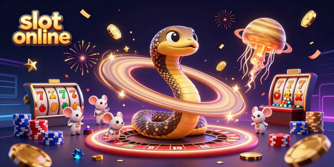 Experience the thrill of slot online with fun characters and cosmic action.