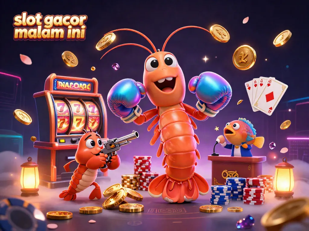 Slot gacor malam ini penuh keberuntungan dengan karakter kartun 3D beraksi di kasino digital.