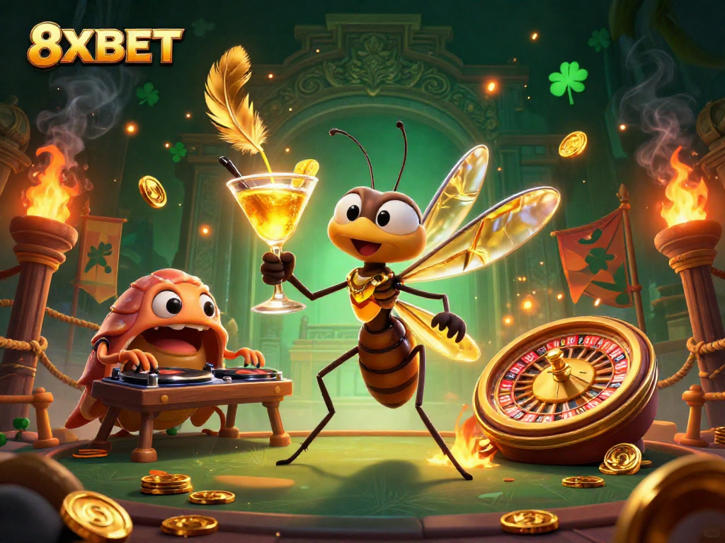 Engage with thrilling 8XBET casino action featuring unique characters and vibrant gameplay.