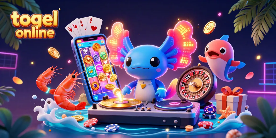 Engage in the excitement of togel online with vibrant characters and thrilling slot game elements!