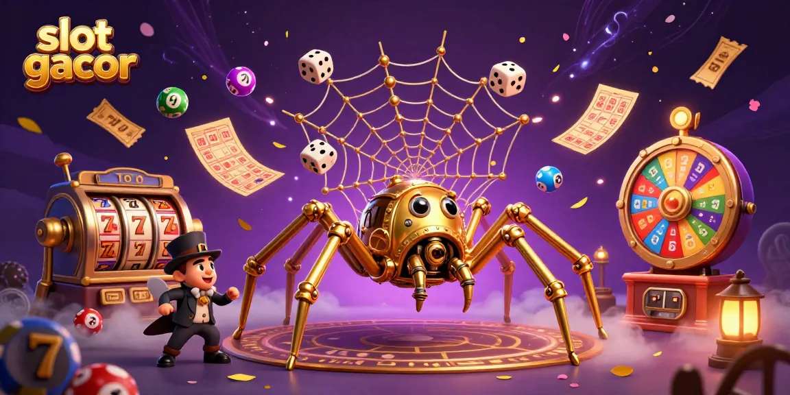Menangkan jackpot dengan slot gacor dalam ilustrasi slot digital yang kaya detail.