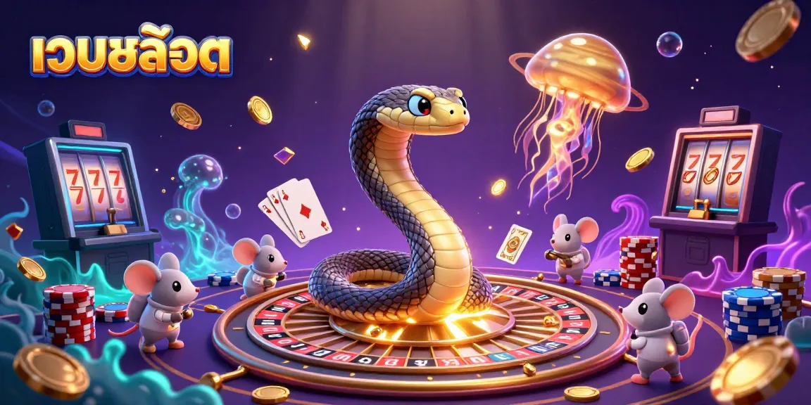 Engage in thrilling เว็บสล็อต action as astronaut mice place bets on a cosmic roulette wheel.