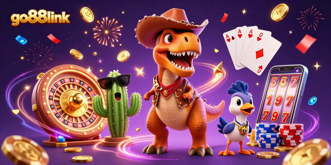 Experience exciting games at go88link in a vibrant, action-packed casino scene!