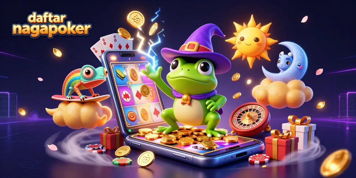 Engage with daftar nagapoker for thrilling slot experiences featuring golden coins and dynamic gaming excitement.