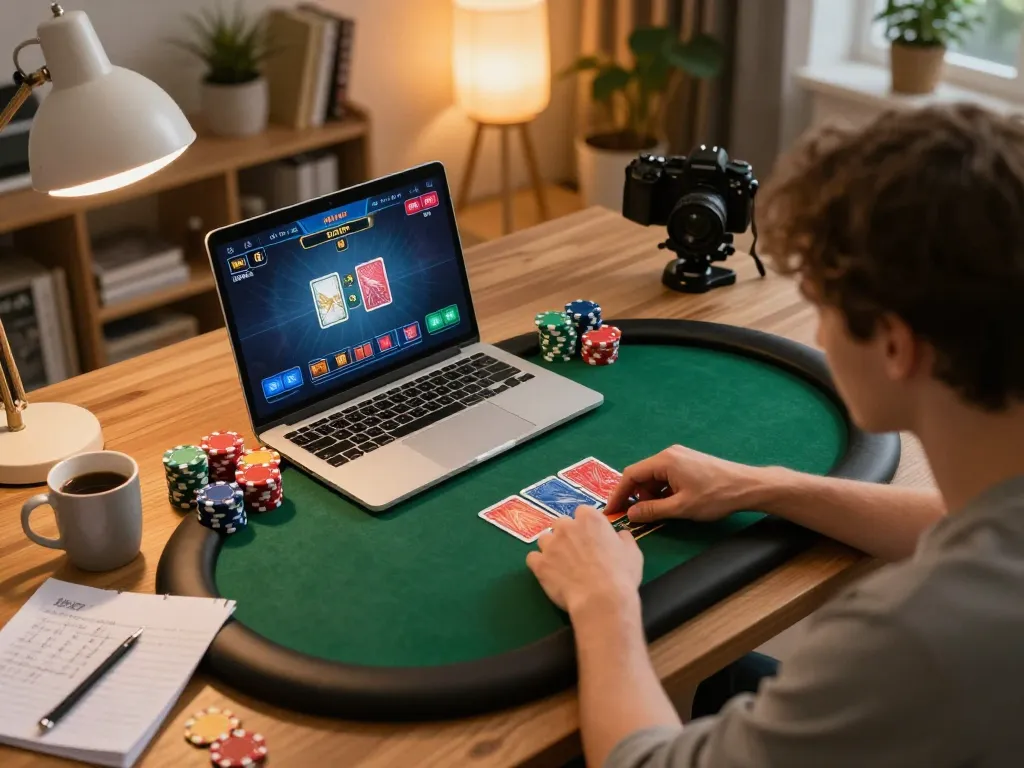 Play online poker at home today, strategizing while enjoying a cozy atmosphere.