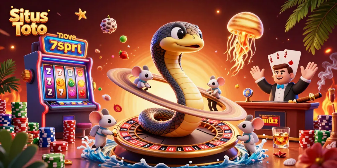 Engage with Situs Toto at an exhilarating cosmic-themed online casino adventure, featuring vibrant slot and betting elements.