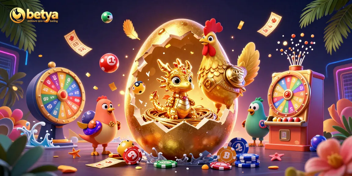 Engage in betya online sports betting with a golden dragon and poker chips illustration.