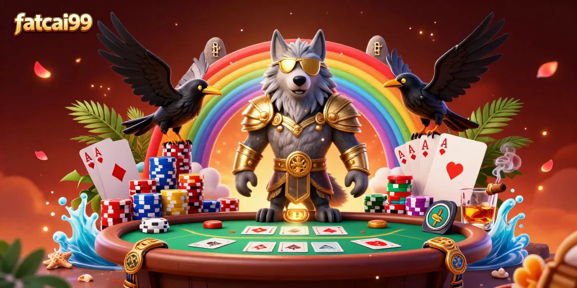 Experience the thrill of fatcai99 with Odin and his ravens in a breathtaking casino scene.